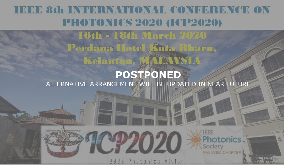 ICP2020 - IEEE 8th International Conference on Photonics 2020
